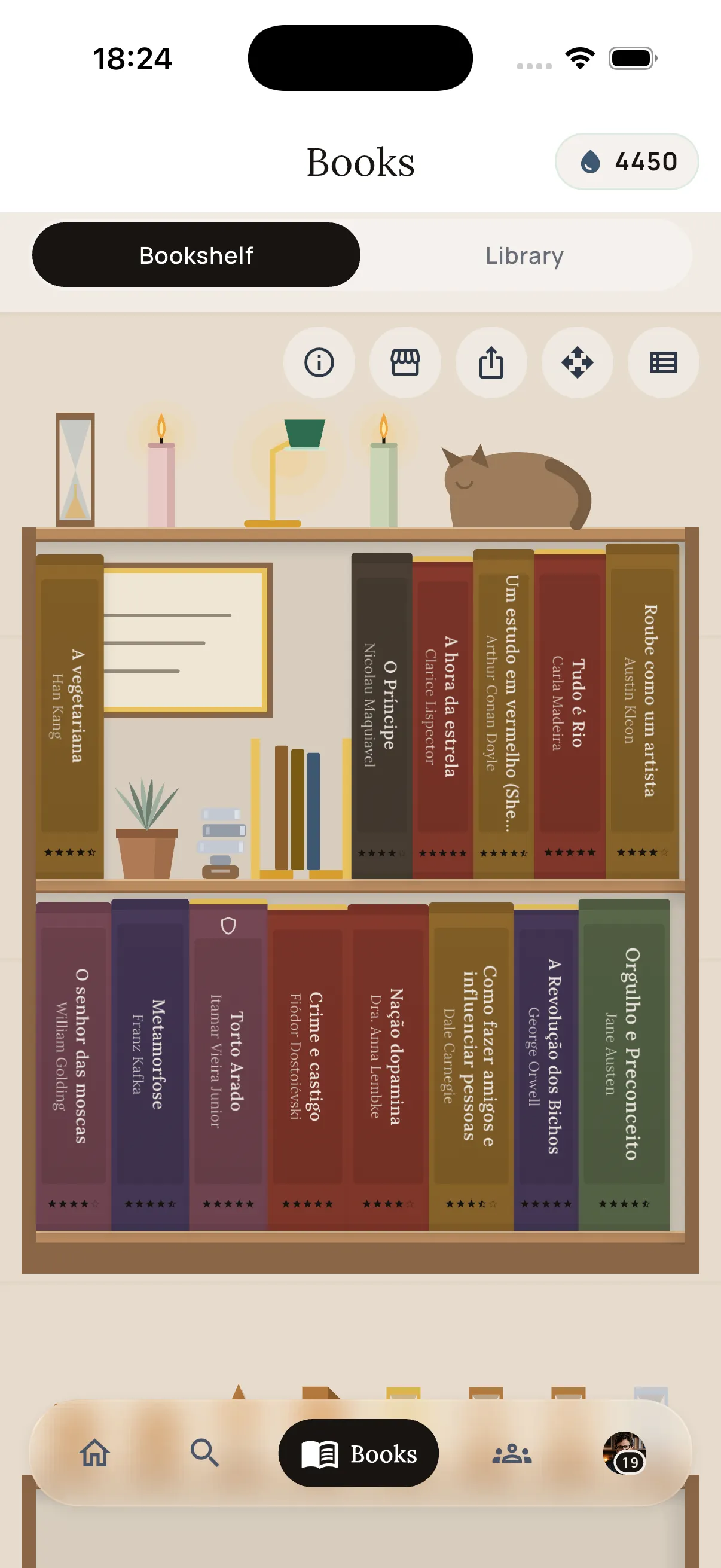 A corner of your own, earned page by page.